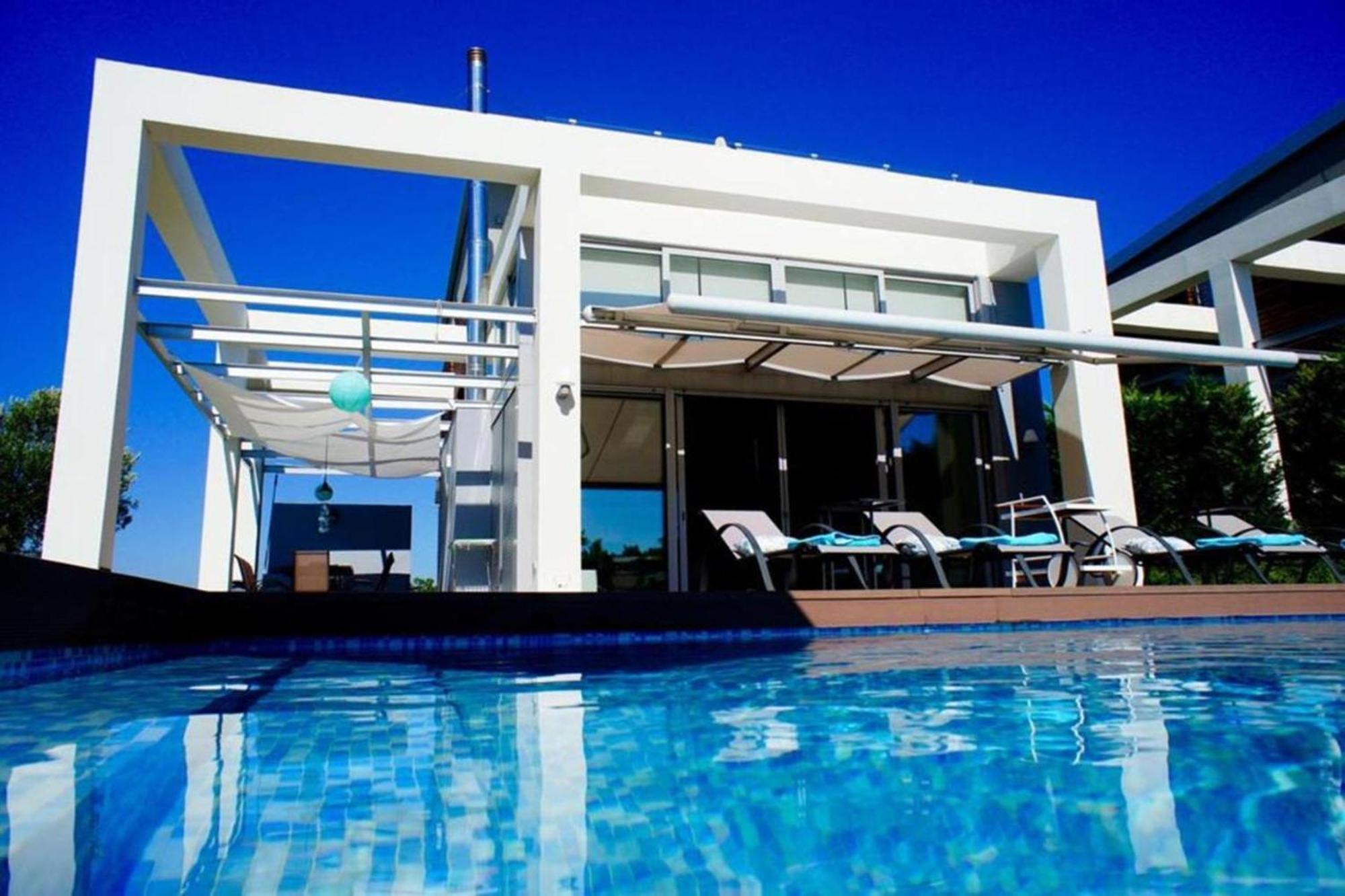 Island Villa Sani Sea View Extérieur photo